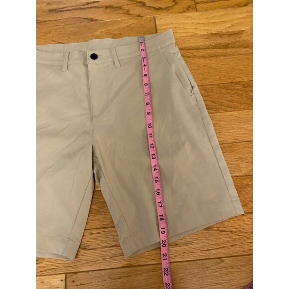 NWOT Jach's New York Mens Khaki Flat-Front Shorts slash pockets size 31 - Picture 4 of 9